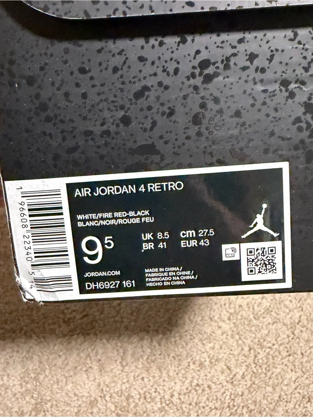 Jordan 4 ‘Red Cement’